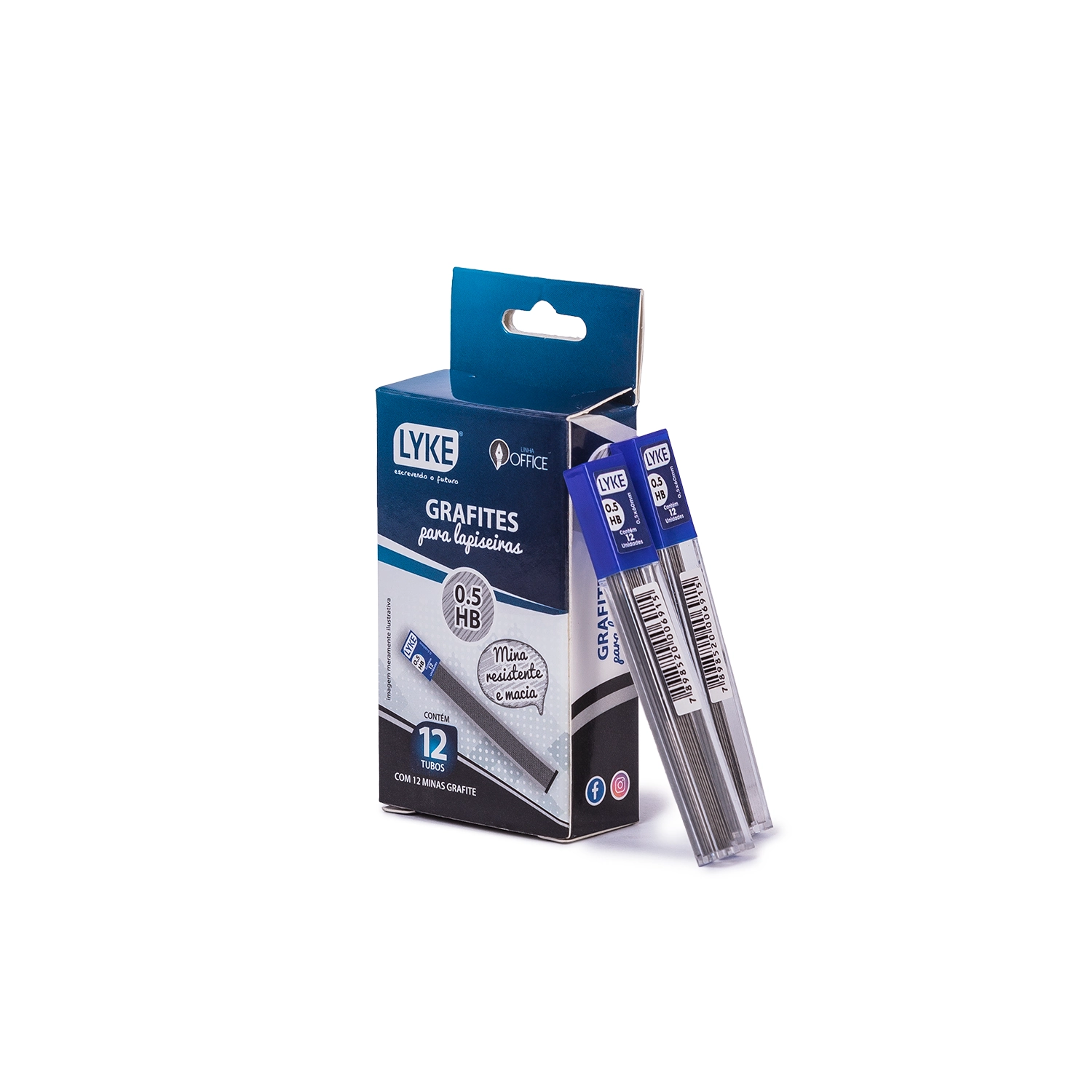 Grafite Lapiseira 0.5mm Lyke