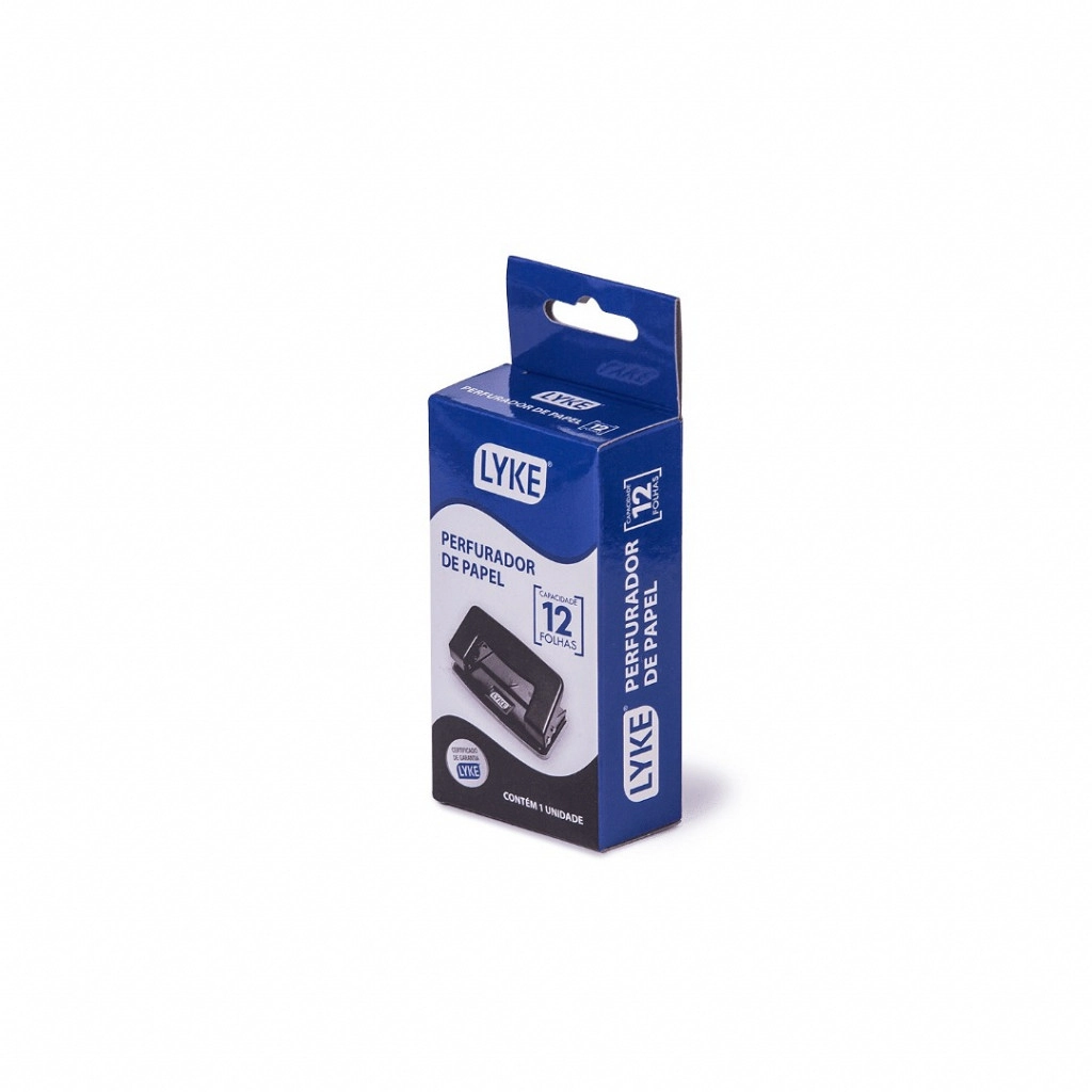 Perfurador Lyke Metalico 12 Fls