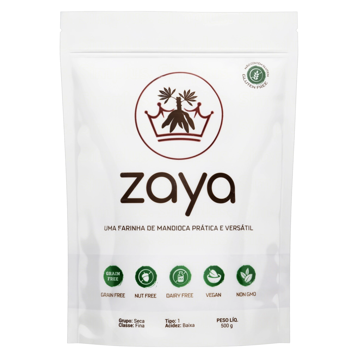 Farinha De Mandioca Tipo 1 Zaya Pouch 500g