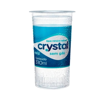 Agua Mineral Sem Gas Copo 310ml Crystal