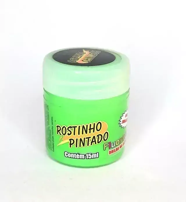 Tinta liquida para pintura facial Verde Fluor 15 ml