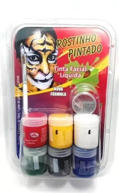 Tinta Liquida Tradicionais Pintura Facial Para pele Crianças