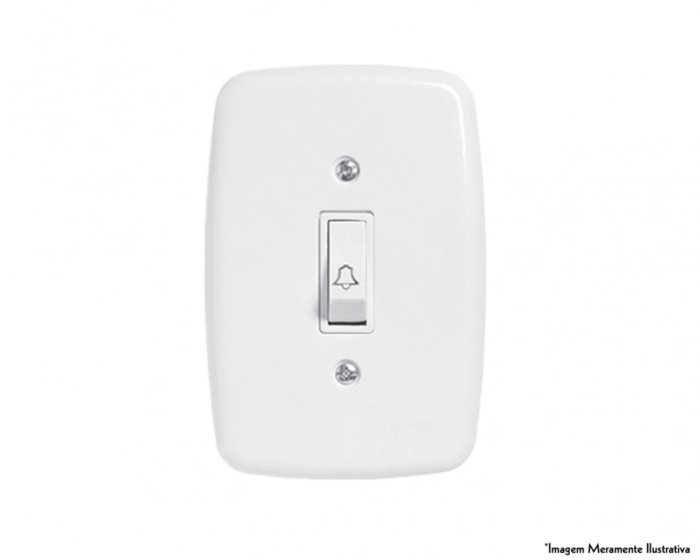 Pulsador Campainha Ideale Br C-pl 3209