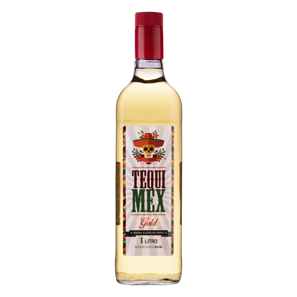 Bebida Mista Alcoólica Tequimex Gold Garrafa 1l