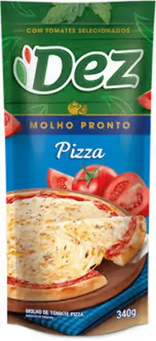 Molho Tomate Dez Pizza 340gr