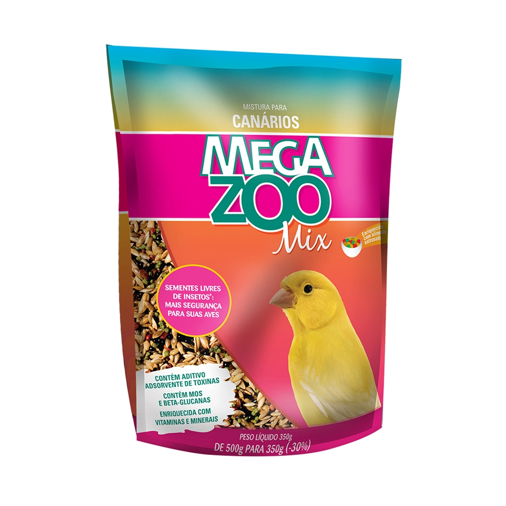 Ração Megazoo Mix Para Canários