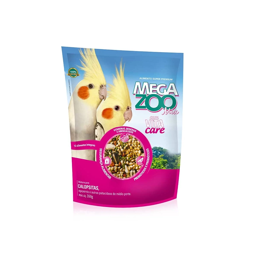 Ração para Calopsita Mix Megazoo 350g
