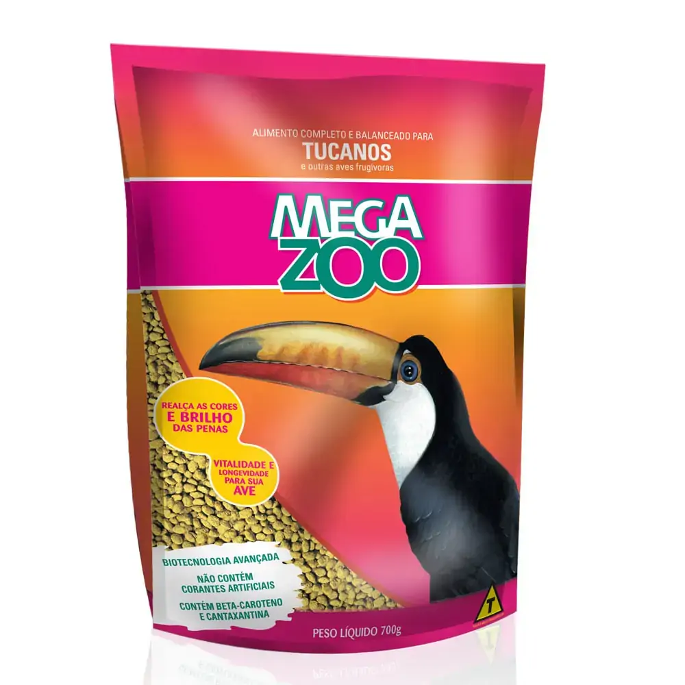 Ração para Tucanos Megazoo 700g