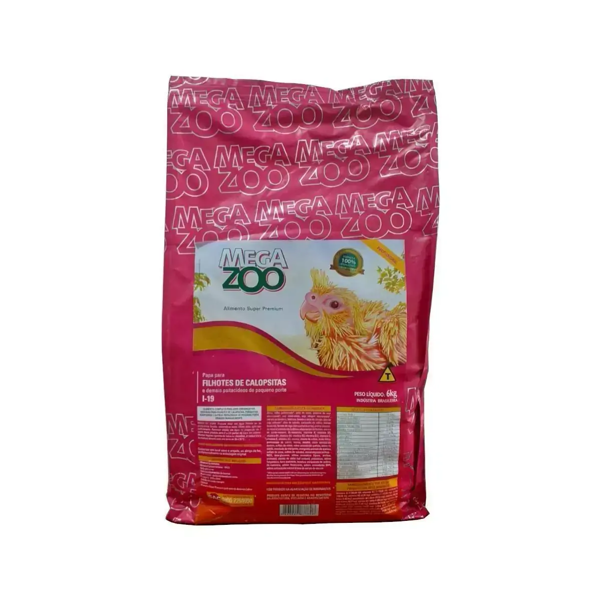 Papa Megazoo Filhotes De Calopsitas I19 6kg