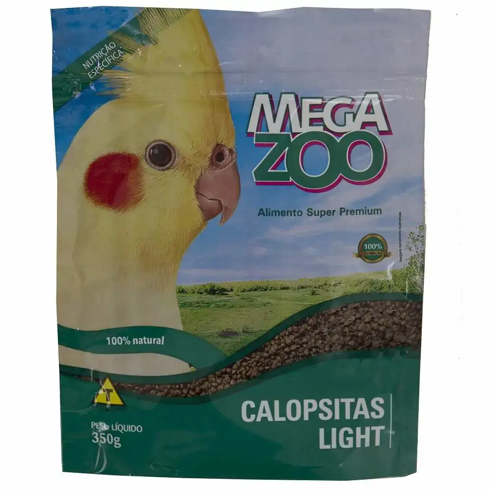 Ração Megazoo Para Calopsitas E Periquitos Light