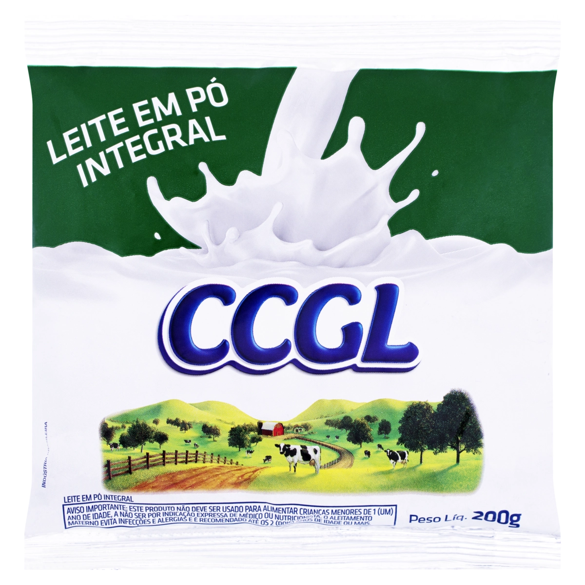 Leite Pó Integral Ccgl Pacote 200g