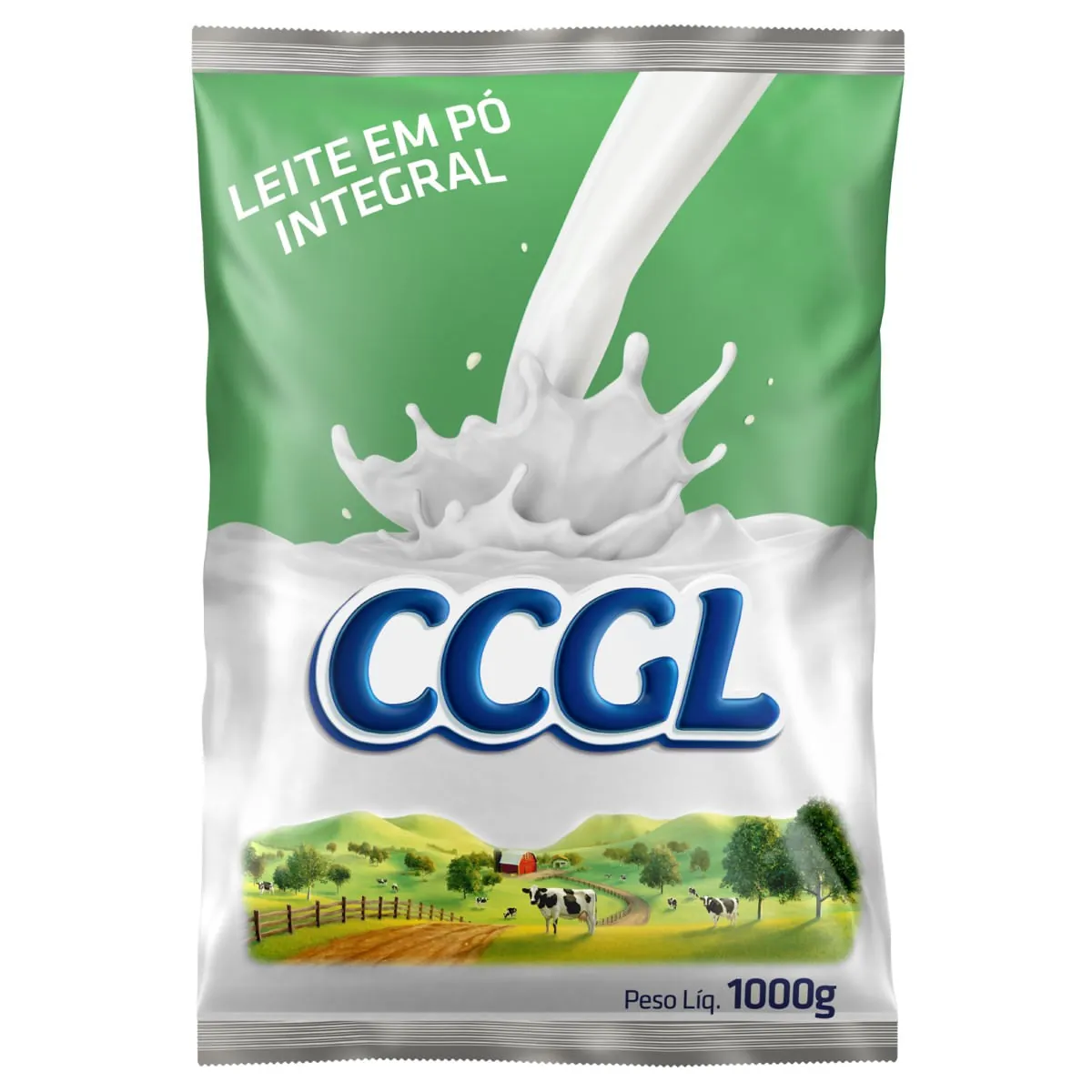 Leite Pó Integral Ccgl Pacote 1000g