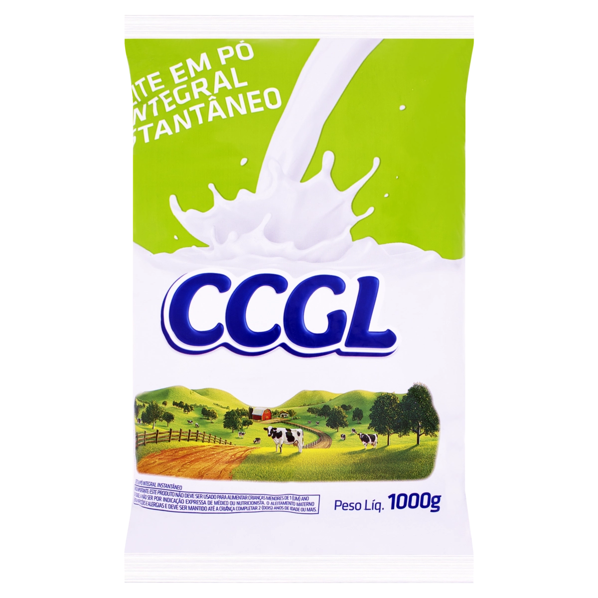 Leite Pó Instantâneo Integral Ccgl Pacote 1000g