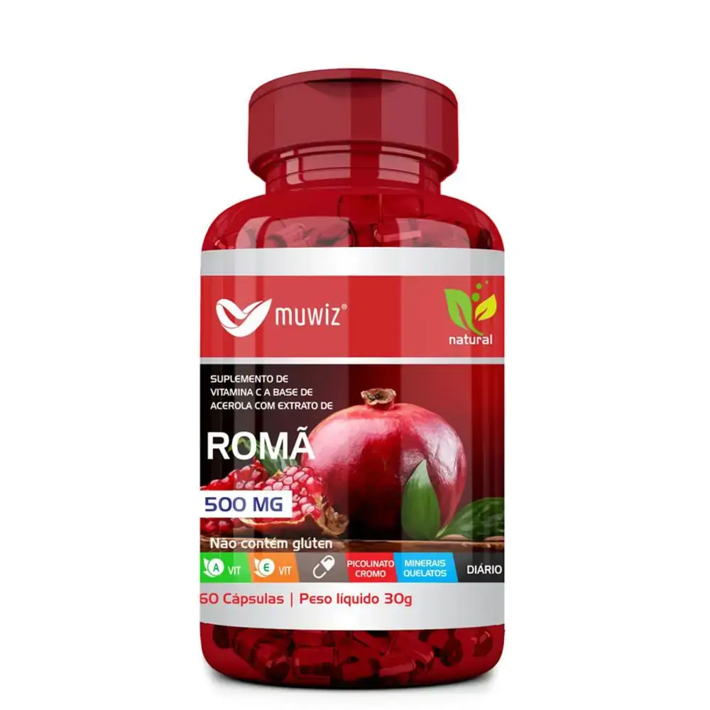 Romã Em Capsula 500mg 60 Caps