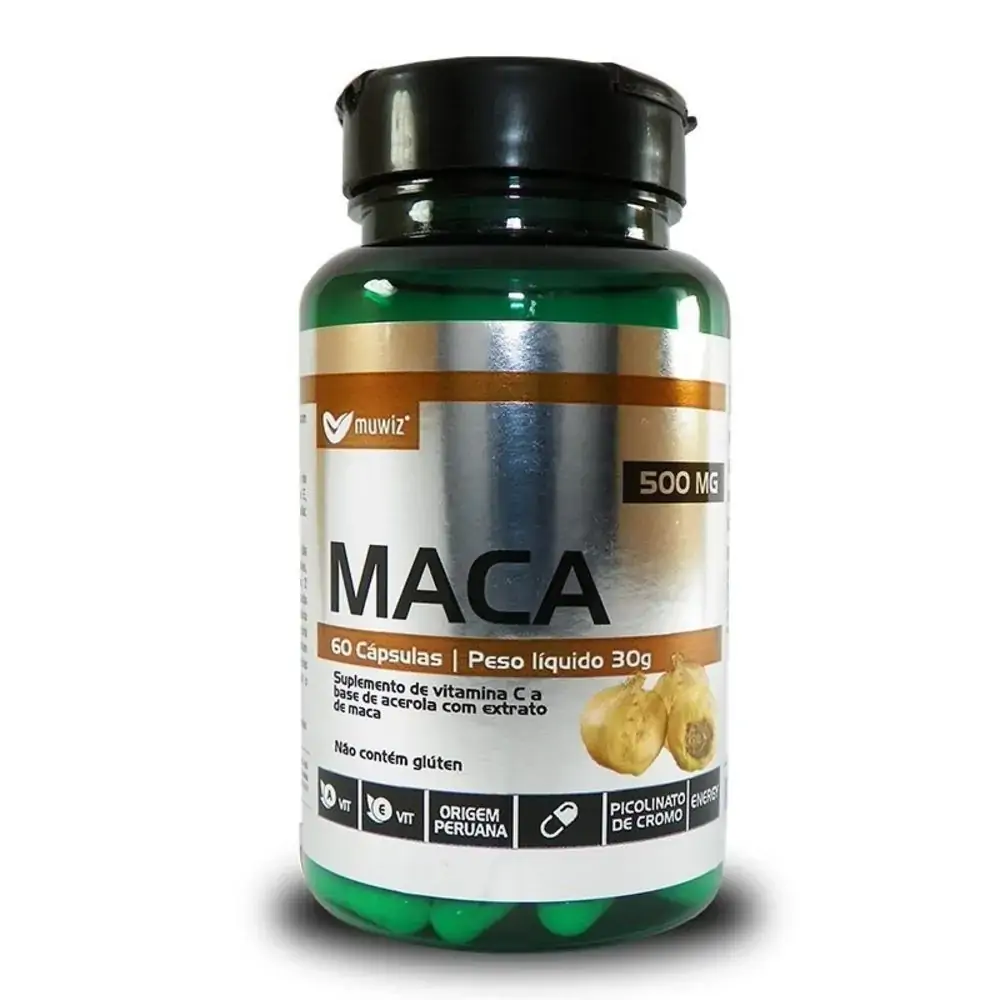 Maca 500mg 60 Caps Muwiz