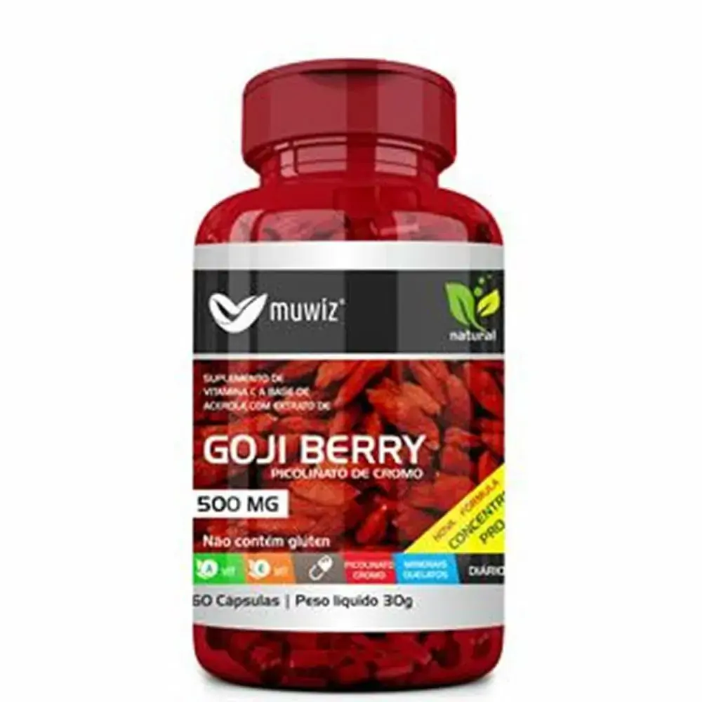 Goji Berry 500mg 60caps Muwiz