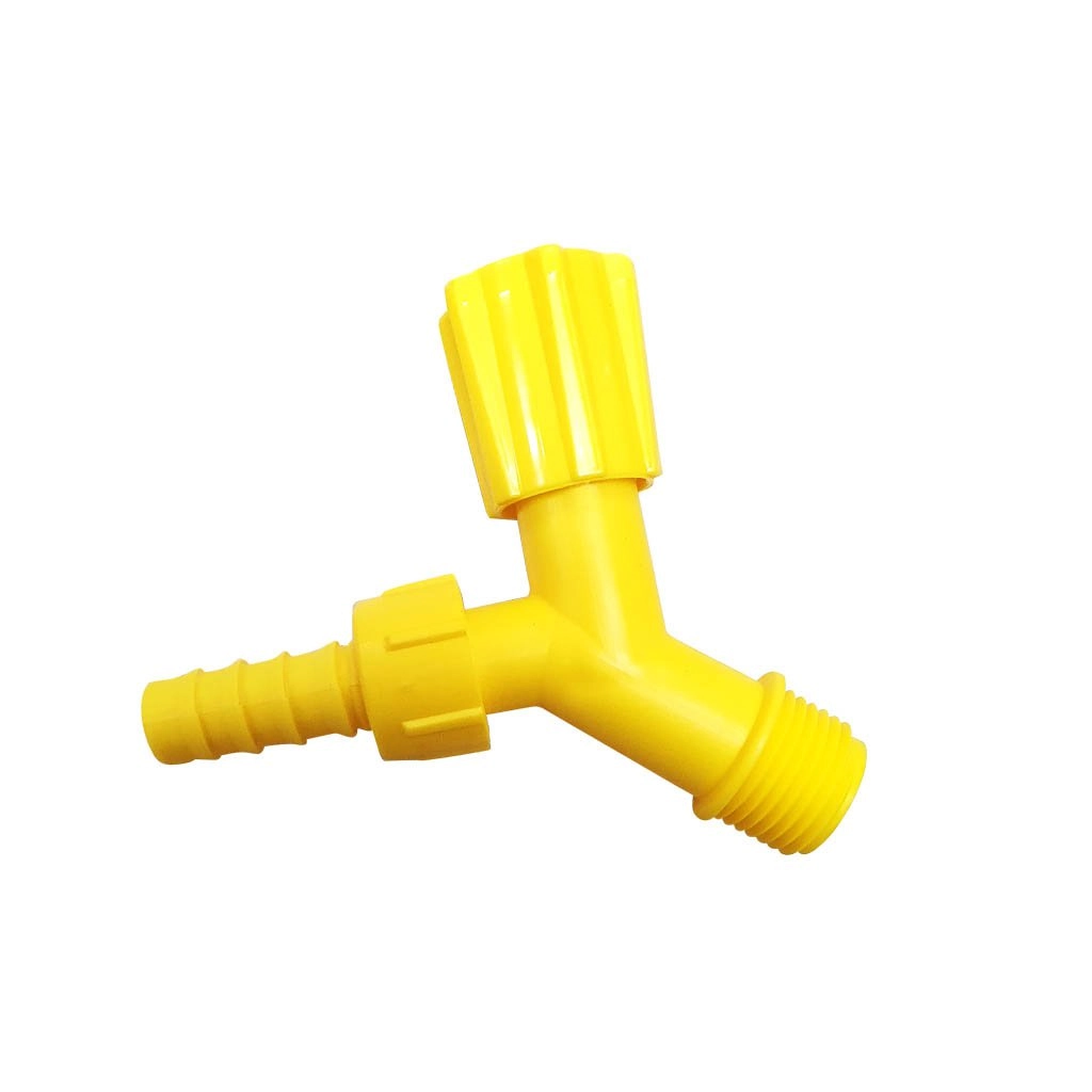 Torneira Para Jardim Com Redução 1/2  X 3/4  - 9 Cm Amarelo