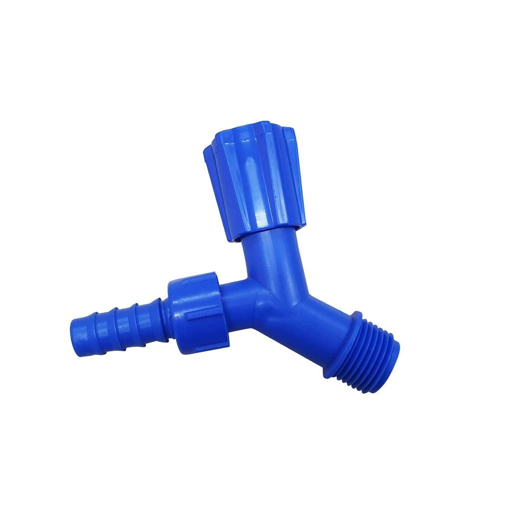 Torneira Para Jardim Com Redução 1/2  X 3/4  - 9 Cm Azul Escuro
