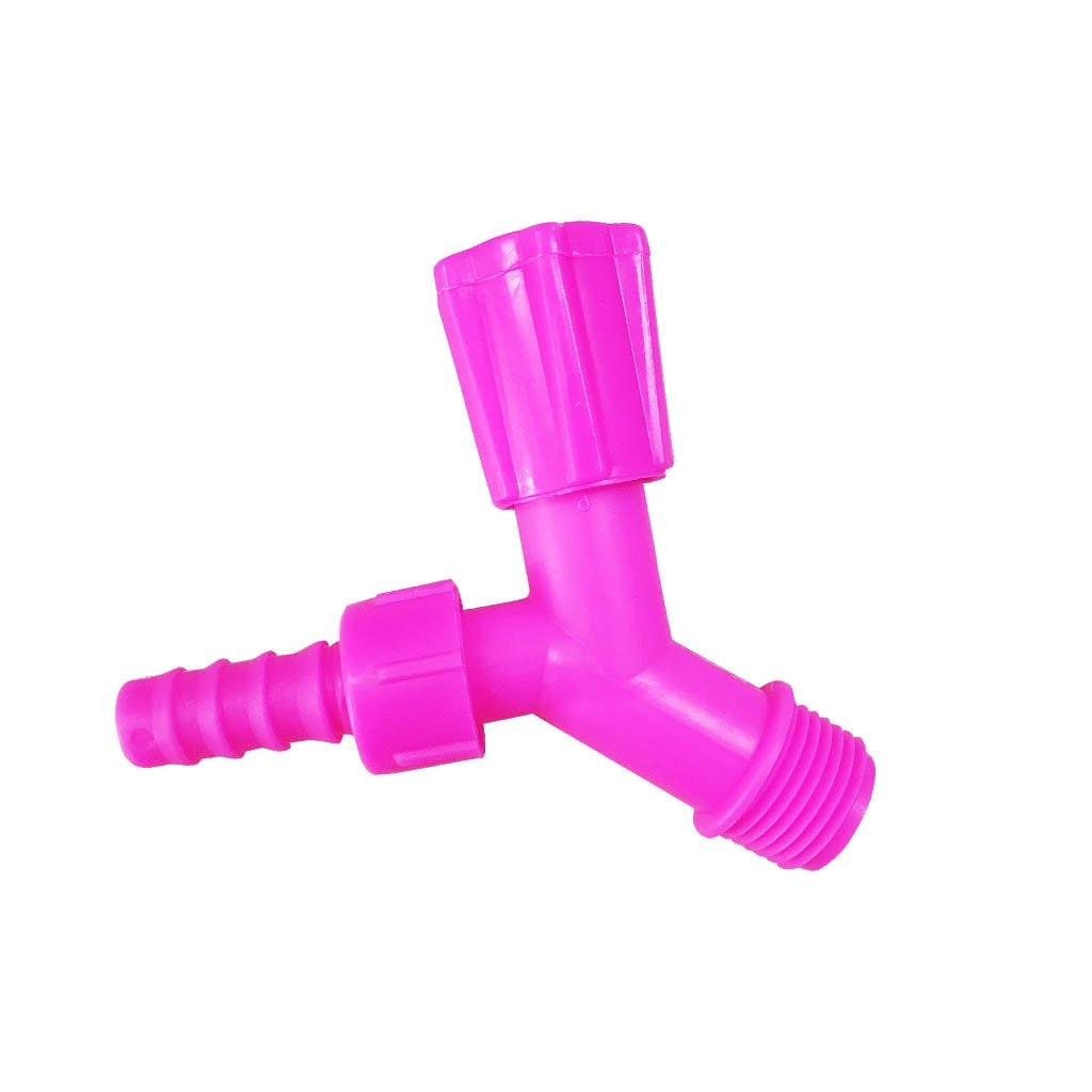 Torneira Para Jardim Com Redução 1/2 X 3/4 - 9 Cm Rosa