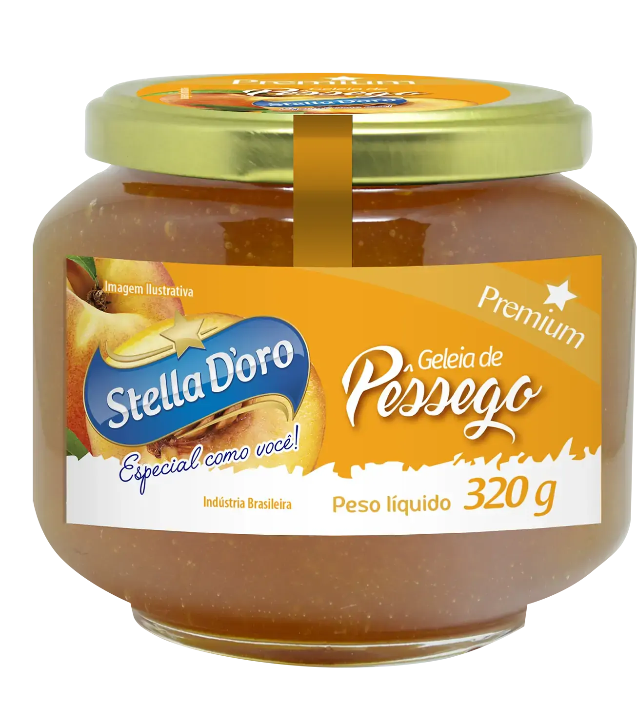 Geleia Stella Doro Premium 320g Pessego
