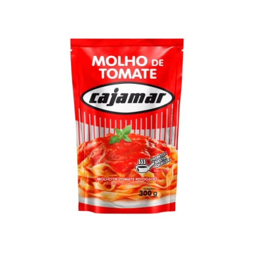 Molho De Tomate Refogado Tradicional Cajamar Sachê 300g