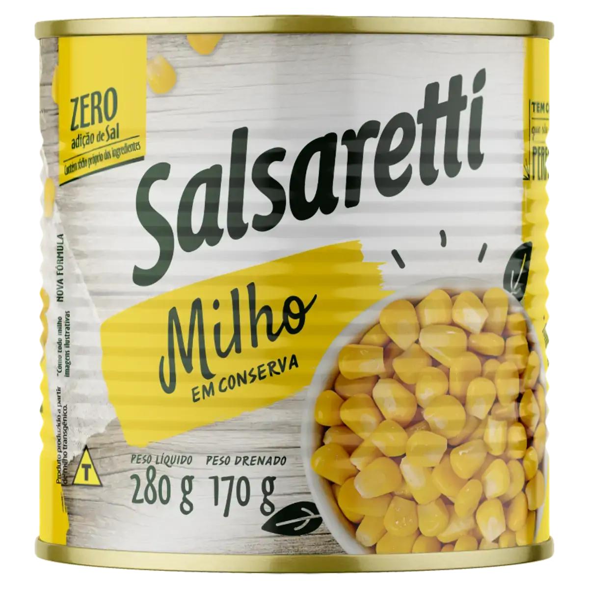 Milho Verde Em Conserva Salsaretti Lata 170g