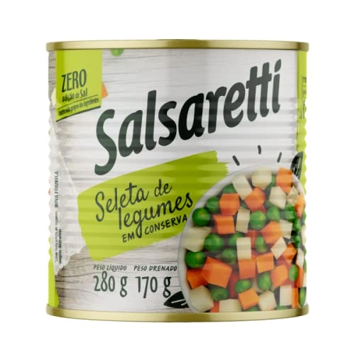 Seleta De Legumes Em Conserva Salsaretti Lata 170g