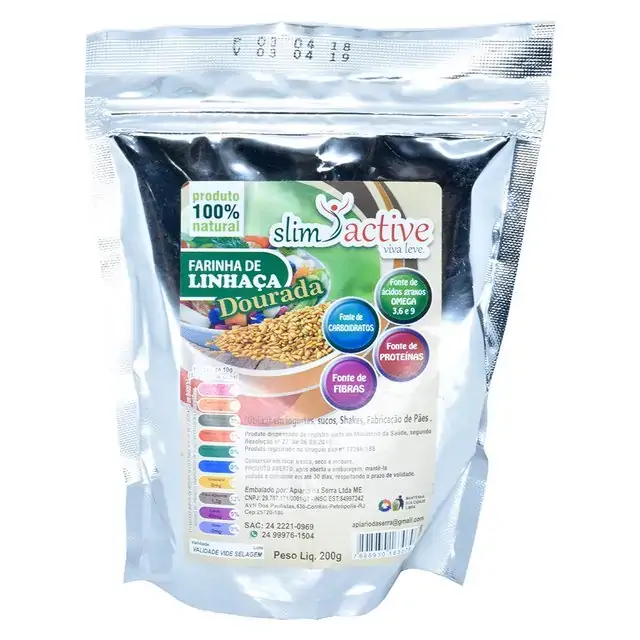 Farinha De Linhaça Marrom 500g Boa Forma