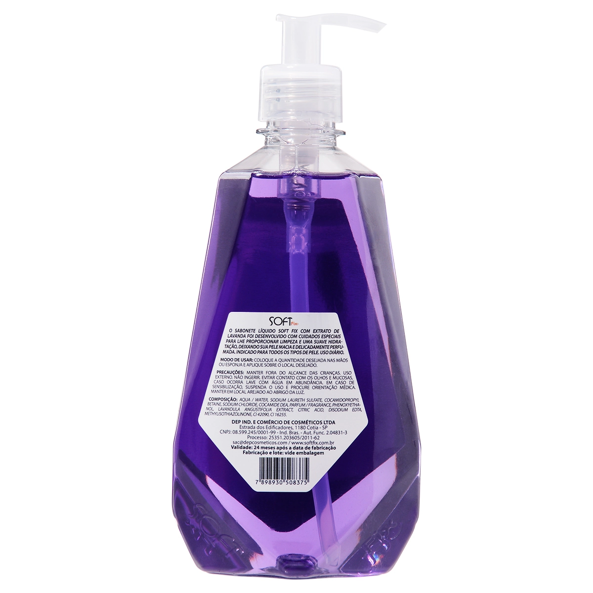 Sabonete Líquido Uso Diário Softfix 500ml Lavanda Unit
