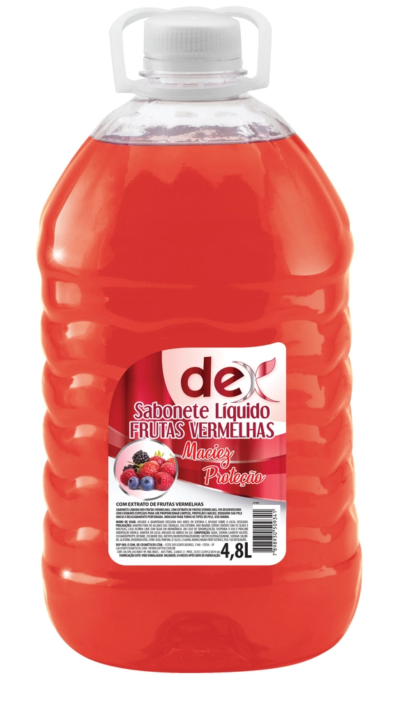 Sabonete Dex Liquido Frutas Vermelhas 4800ml