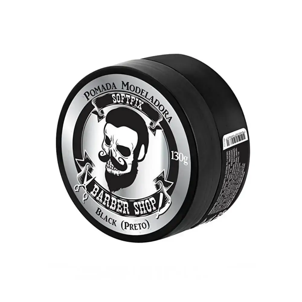 Pom Model Soft Fix 130g Black Barber Shop