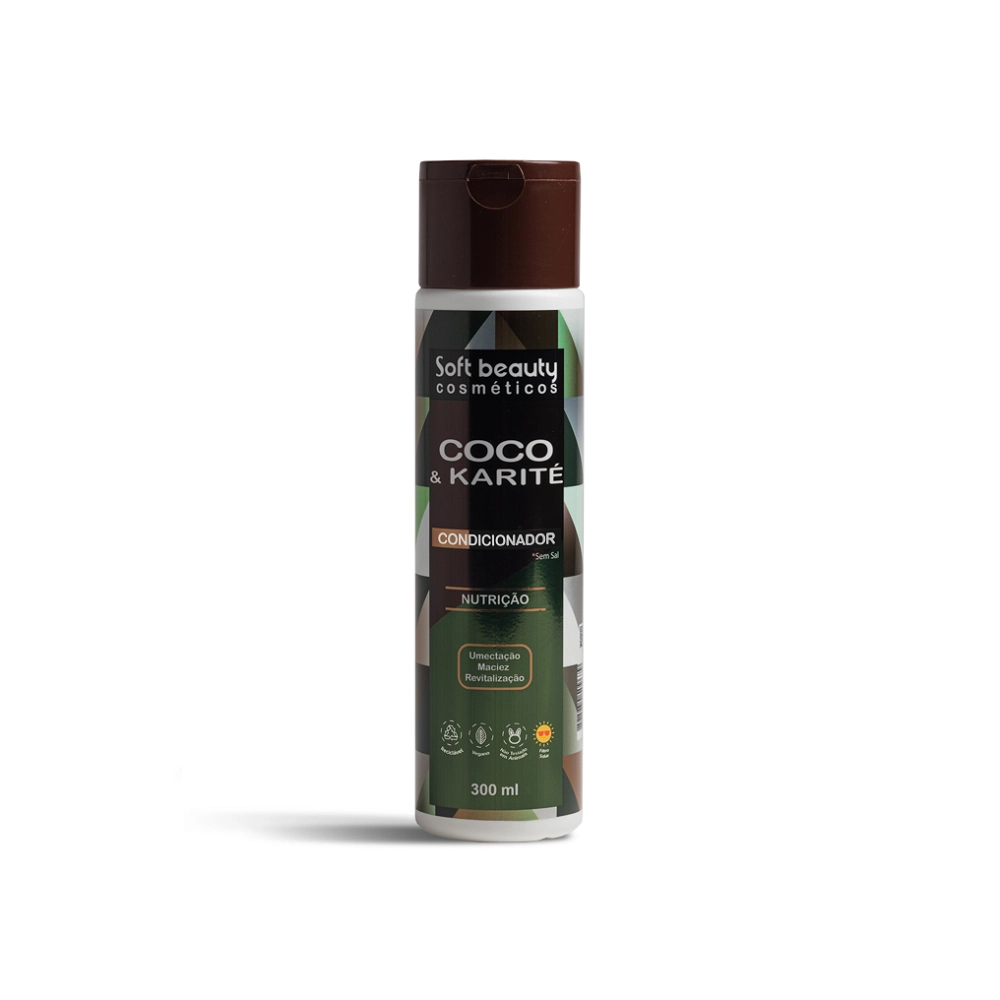 Cond Soft Beauty 300ml Oleo De Coco