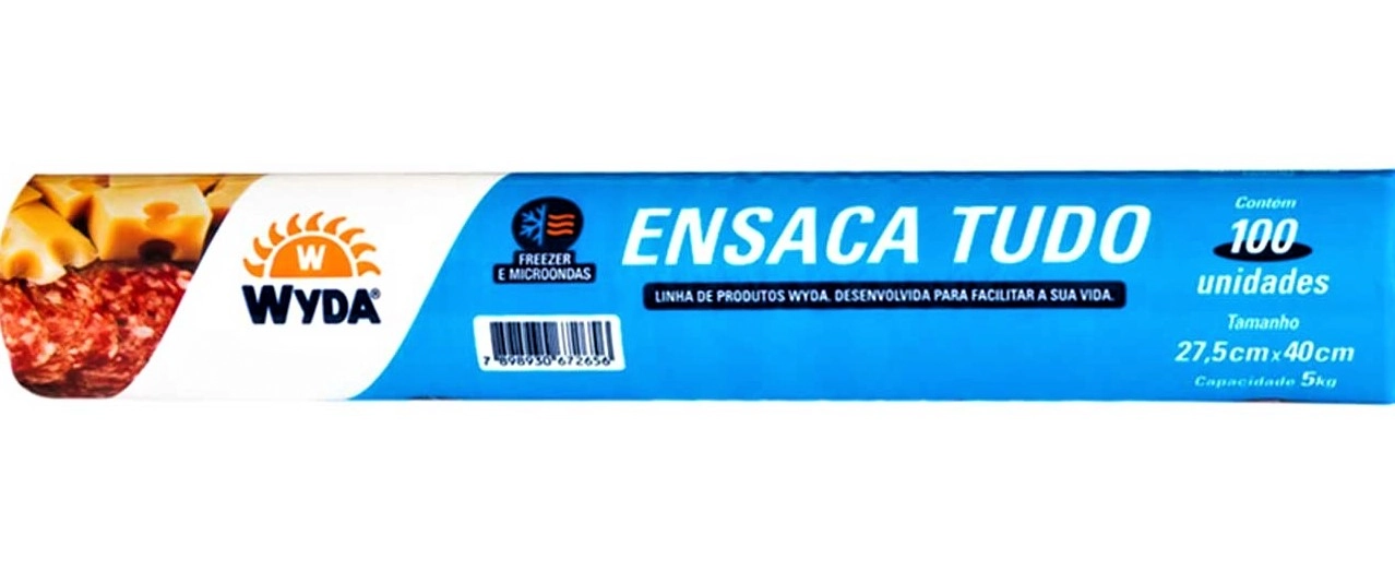 Saco Plástico De Polietileno Ensaca Tudo Wyda 5kg
