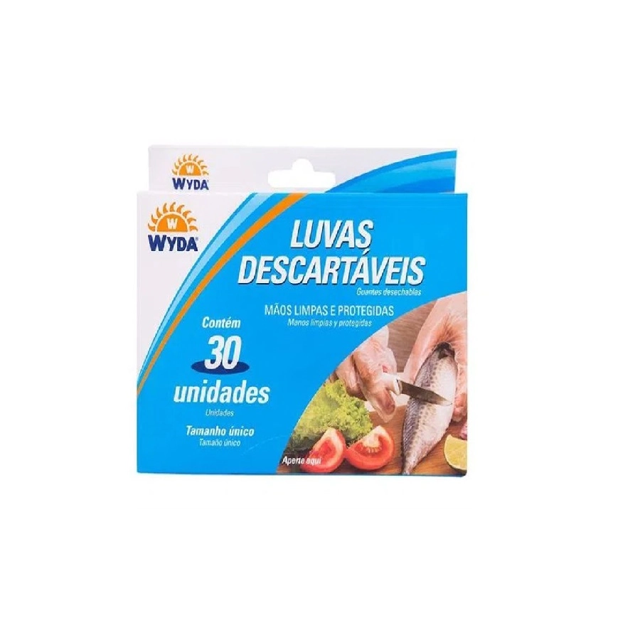 Luva Wyda Descartavel C/30