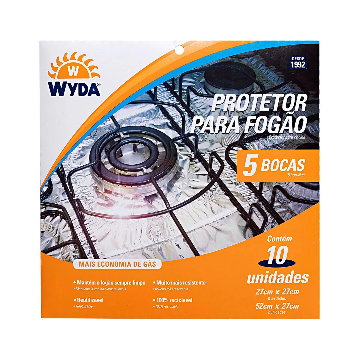 Protetor Para Fogão Wyda 10 Unidades