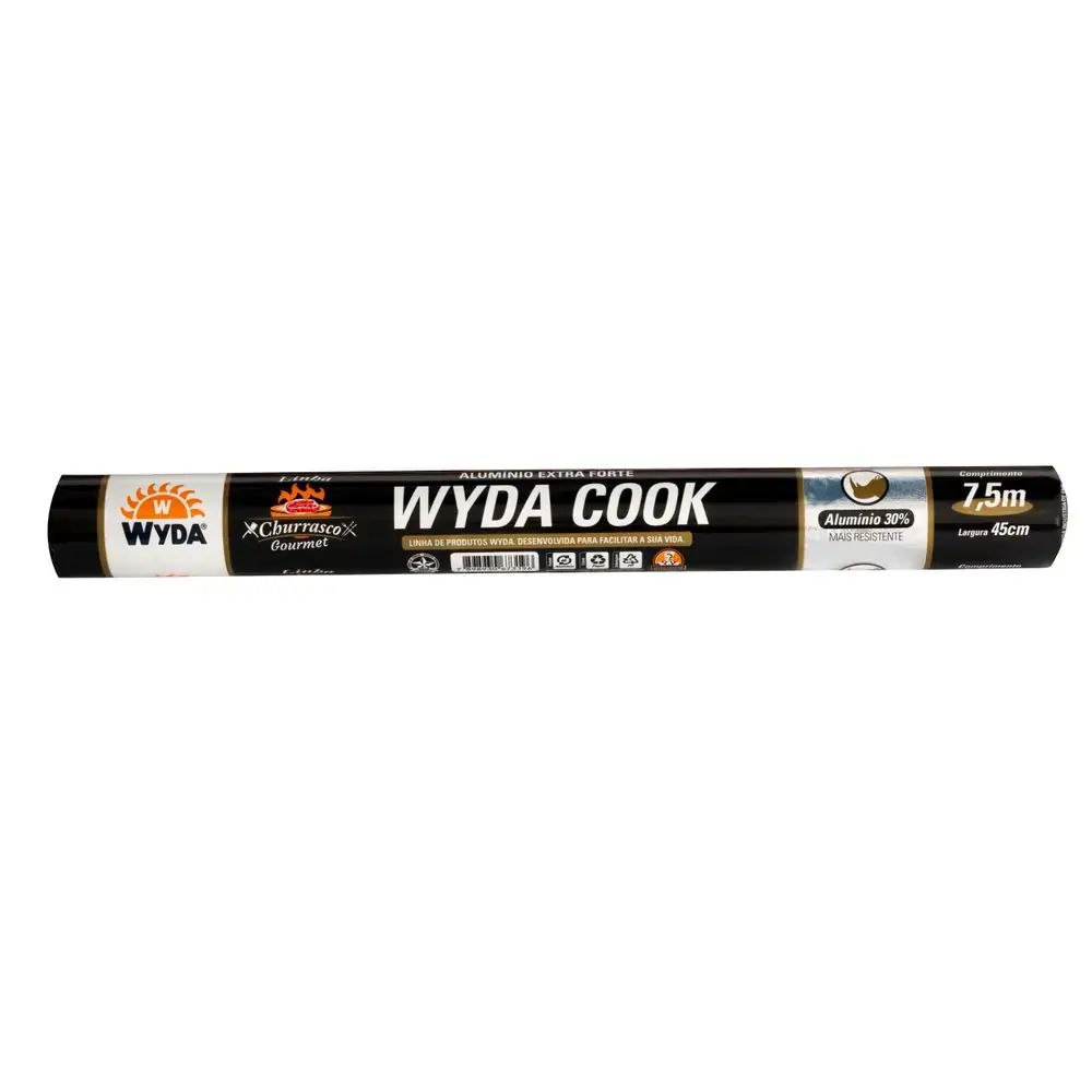 Papel Alum Wyda Cook 45x7.5m Extra Forte