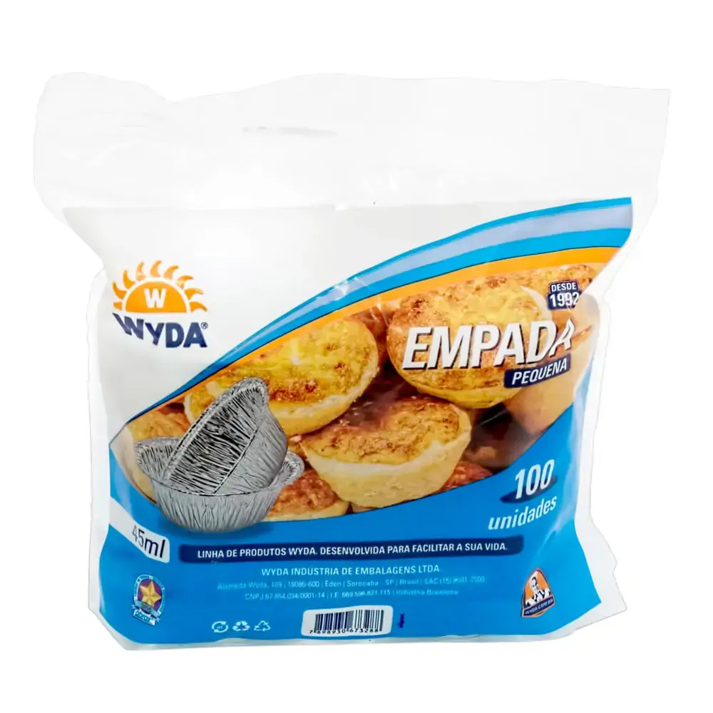 Forminha P/empada Aluminio Wyda C/100