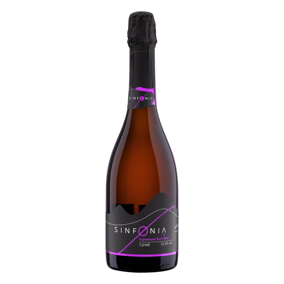 Espumante Brasileiro Rosé Brut Sinfonia Merlot Cabernet Sauvignon Garrafa 750ml