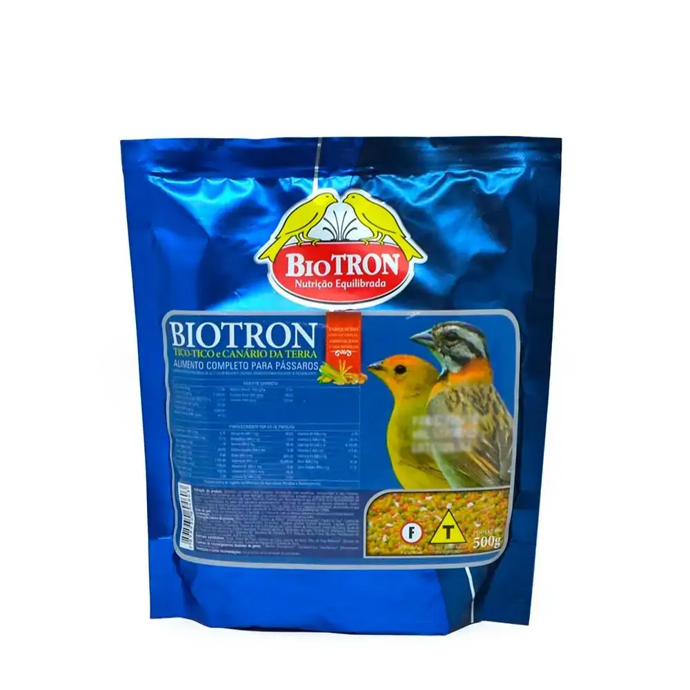 Ração Para Tico Tico E Canário Da Terra Biotron 500g