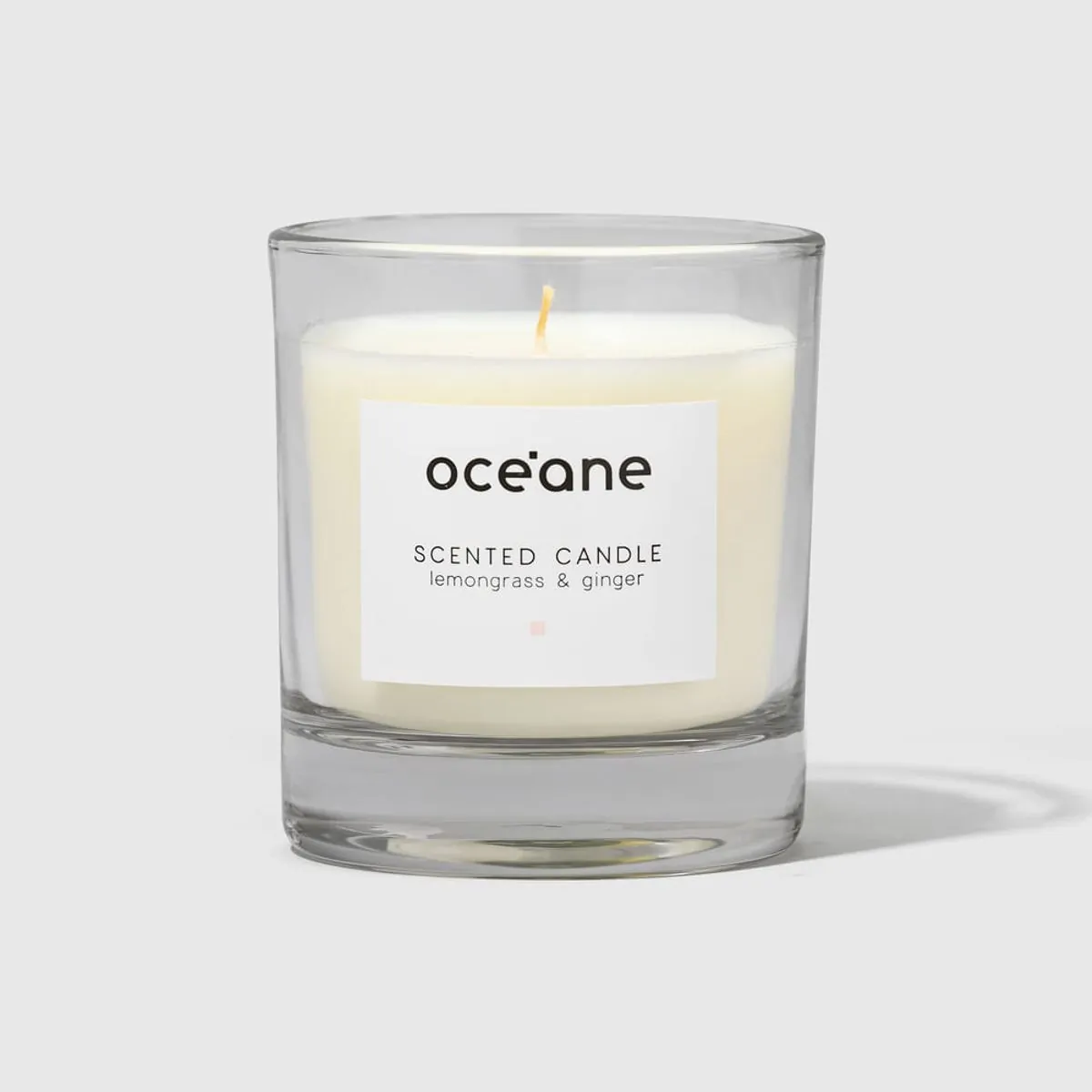 Vela Aromatizada de Capim Limão e Gengibre - Scented Candle 180g Océane