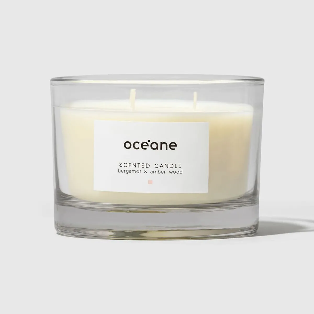 Vela 3 Pavios de Bergamota e âmbar - Scented Candle 290g Océane