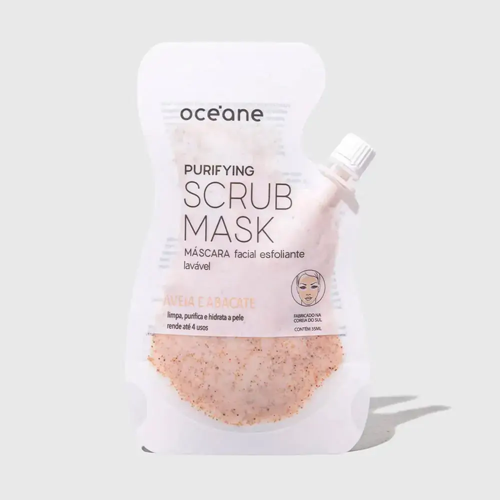 Máscara Facial Esfoliante Océane Purifyng Scrub 35ml