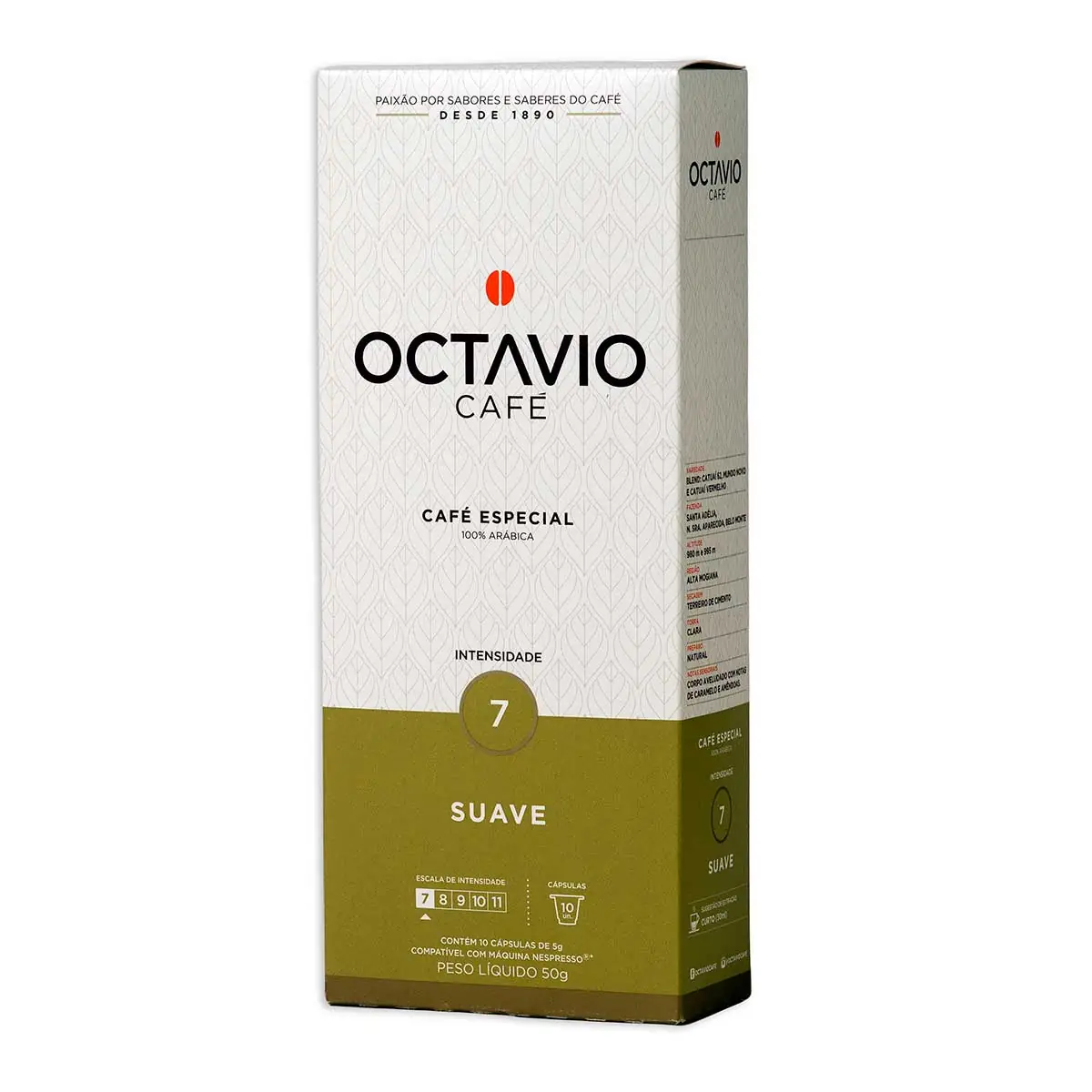 Cápsulas de Café Suave Intensidade 7 Octavio