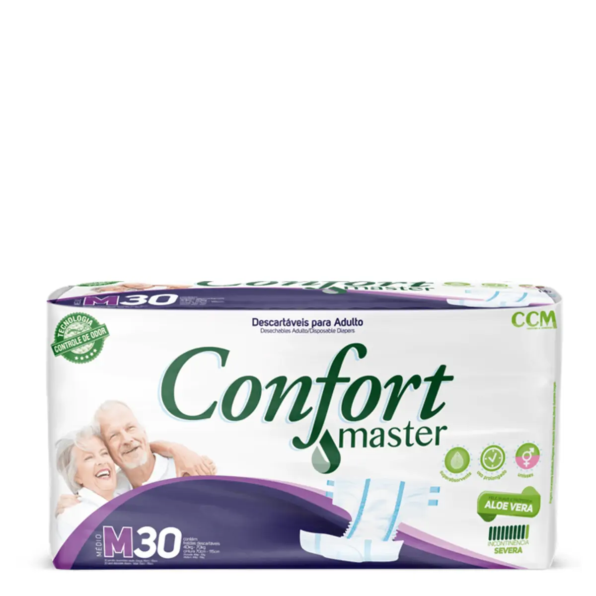 Fralda Geriatrica Confort Master M 30uni