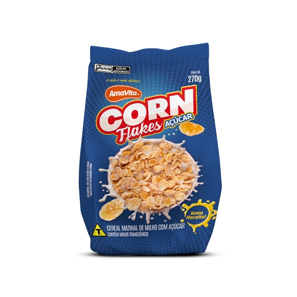 Cereal Mat Corn Flakes Amavita Acucar