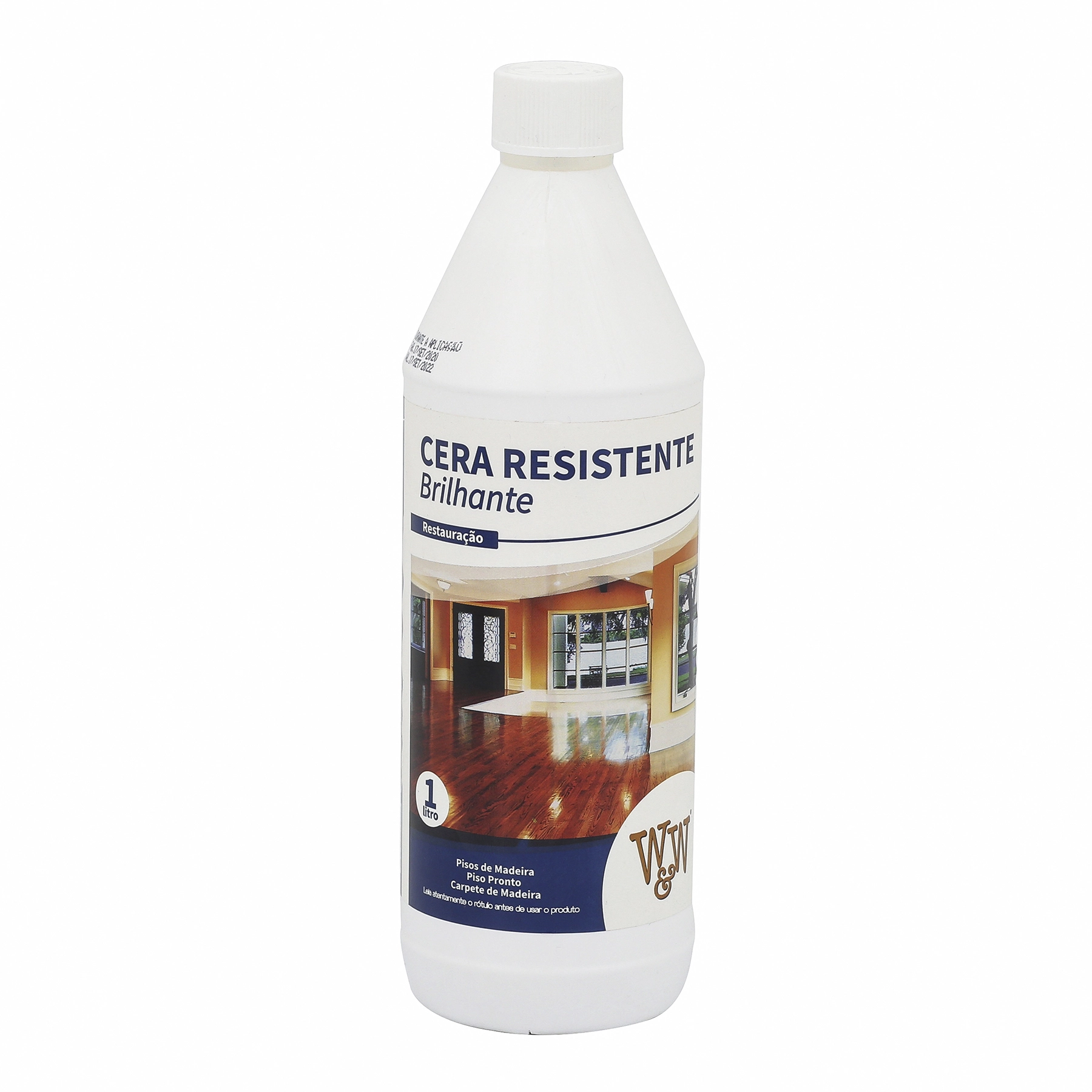 Cera Resistente Pisos Madeira Brilhante 1L W &W