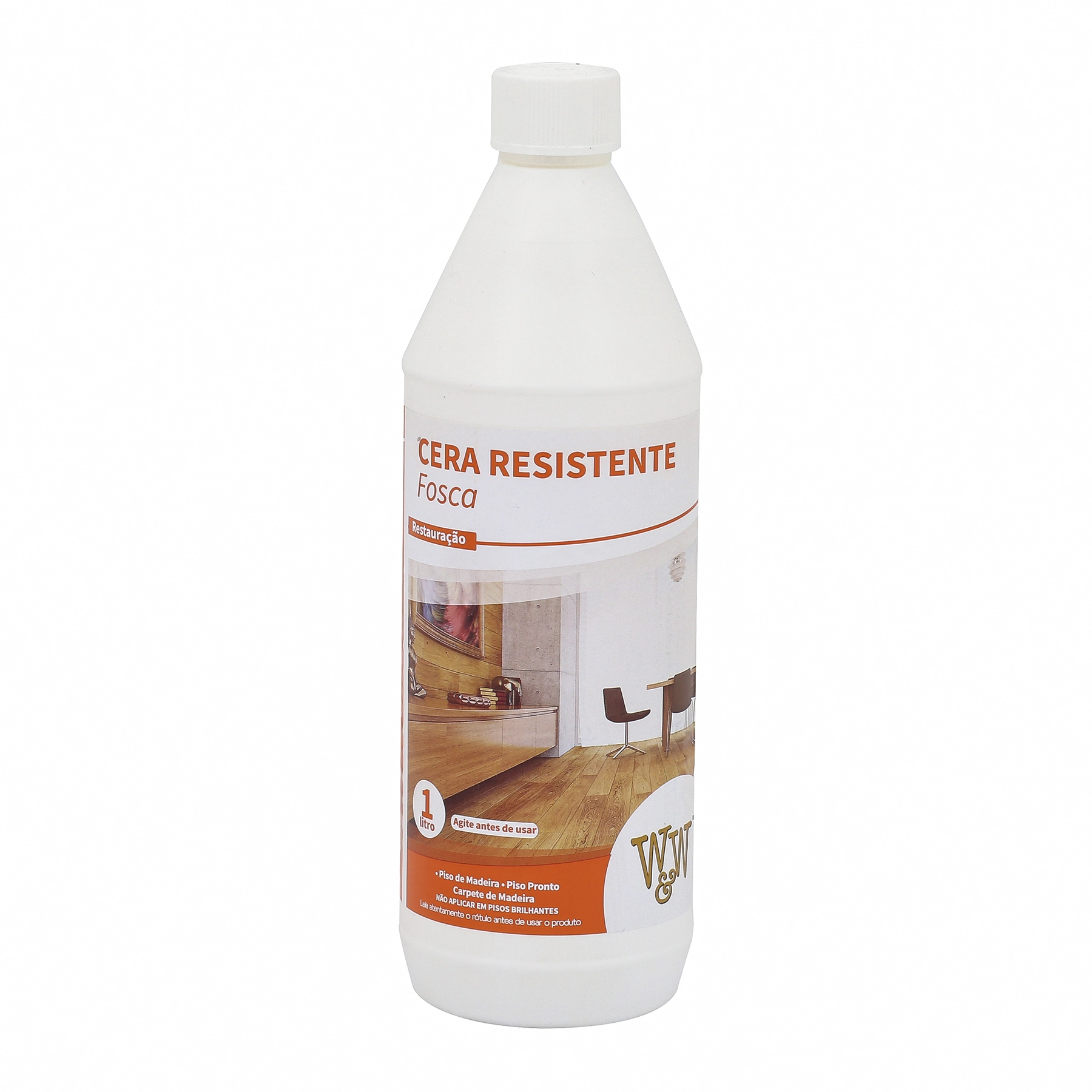Cera Resistente Pisos Madeira Fosca 1L W &W