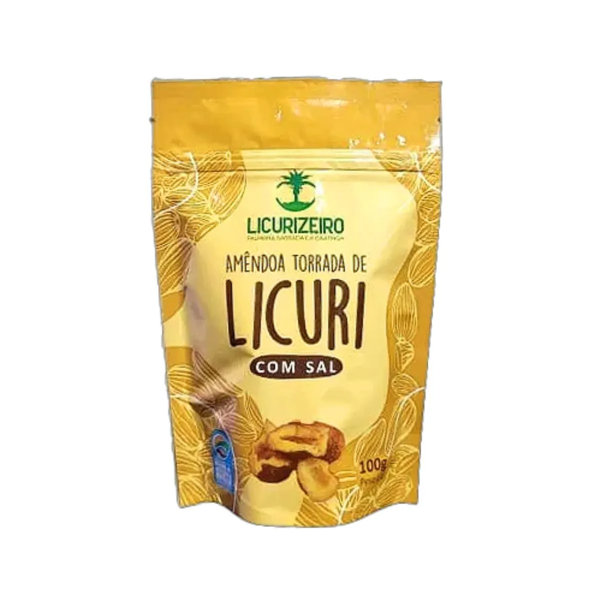 Amêndoa de Licuri Torrada Com Sal Licurizeiro 100g