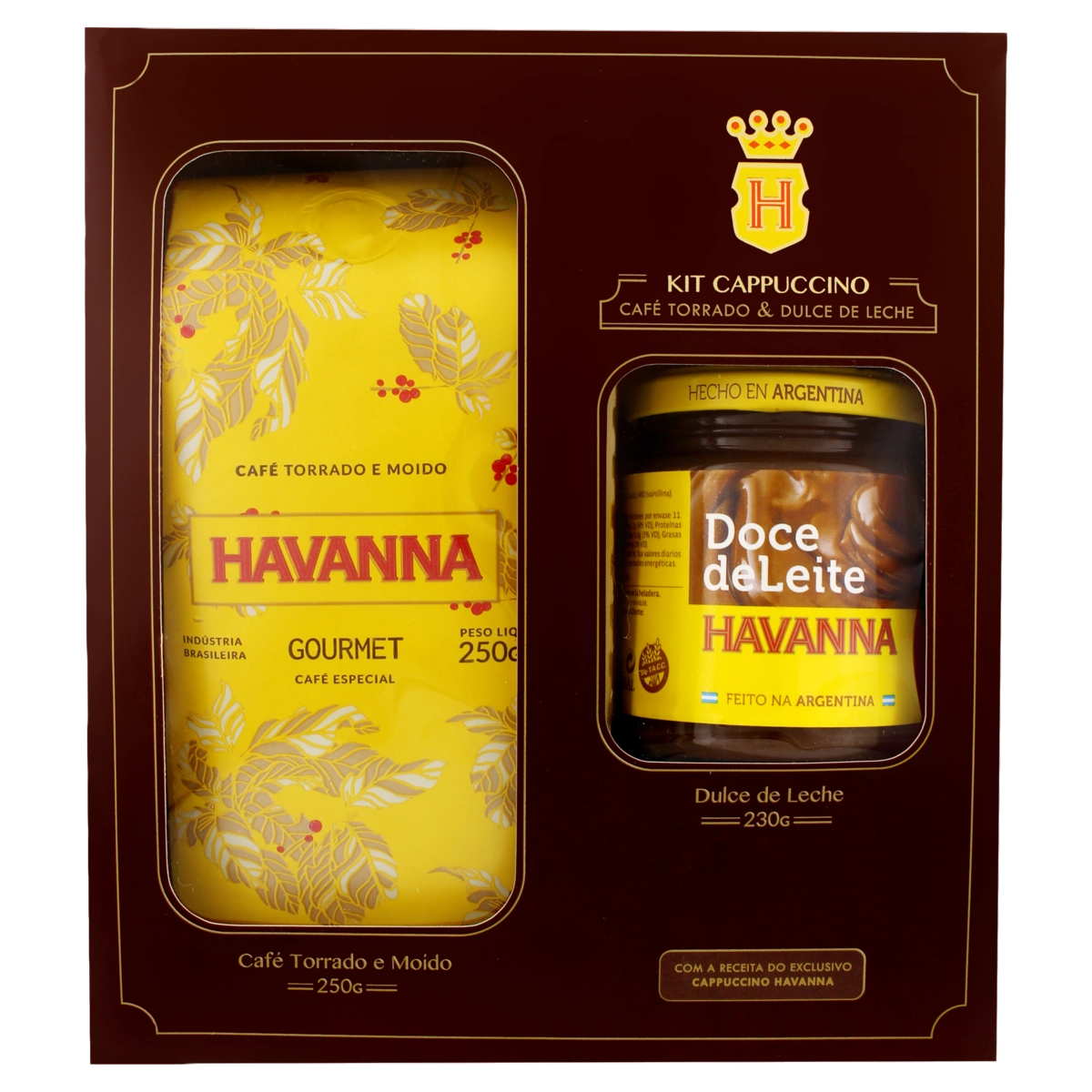 Kit Doce De Leite 230g Café Torrado E Moído 250g Havanna Gourmet