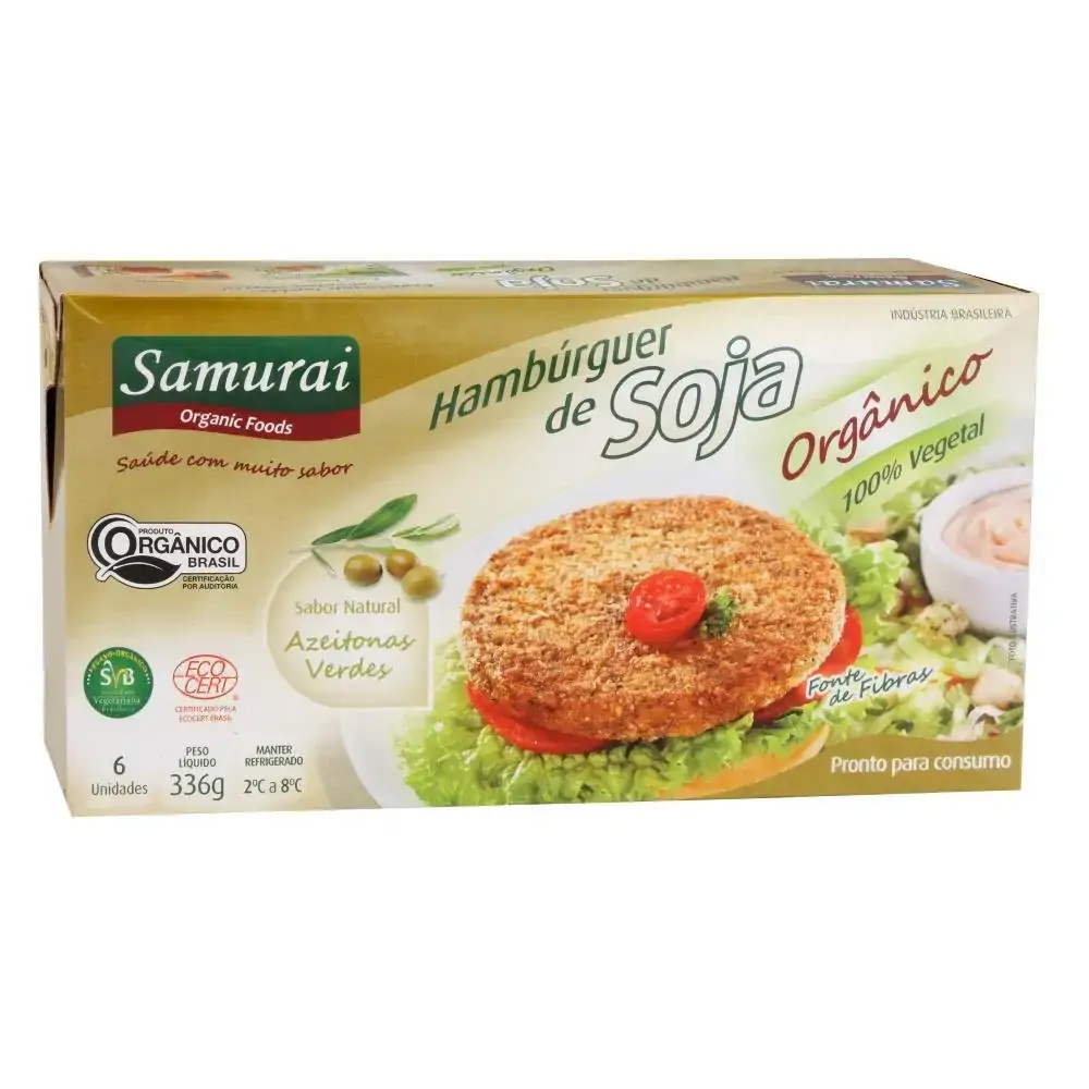 Hamburguer Samurai Azeit Verde 336gr
